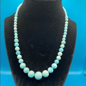Jay King DRT Peruvian Amazonite Sterling Silver 18.5”-21”